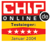 Chip Online Januar 2004: Testsieger NETGEAR WGT624