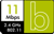 802.11b - 11 MBit/s., 2,4 GHz